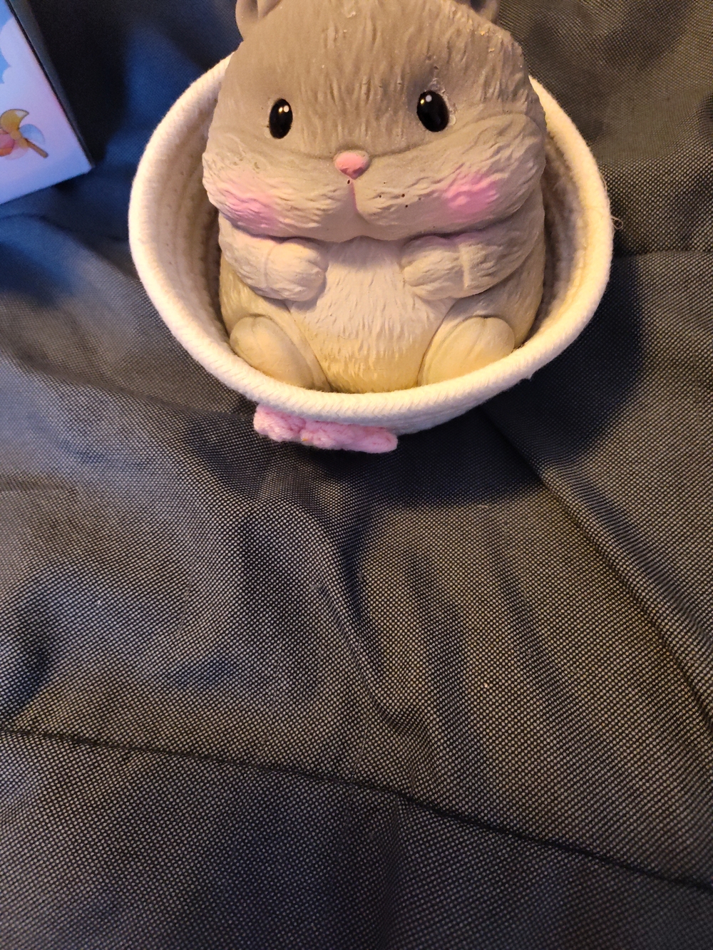 Large Squishy Hamster In Basket